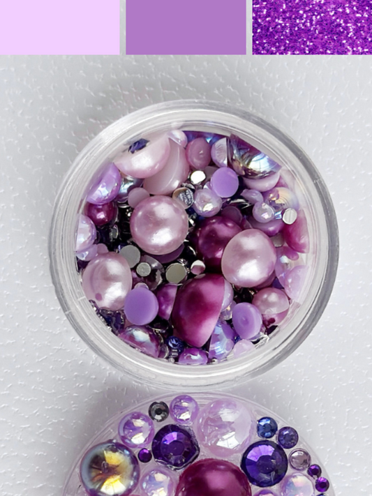 Purple Signature Sparkles Bling Blend