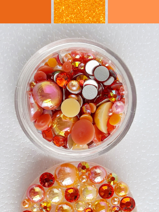 Orange Signature Sparkles Bling Blend