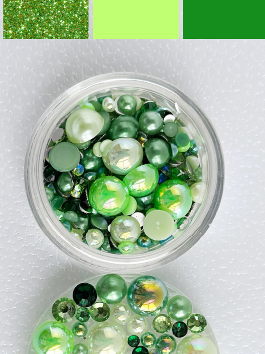 Green Signature Sparkles Bling Blend